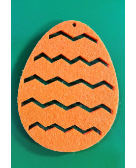 Anhänger Ostern - Motiv Osterei Zacken