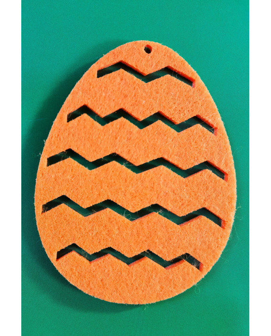 Anhänger Ostern - Motiv Osterei Zacken