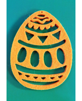 Anhänger Ostern - Motiv Osterei Geometrie
