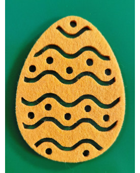Anhänger Ostern - Motiv Osterei Wellen