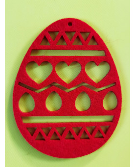 Anhänger Ostern - Motiv Osterei Herzen