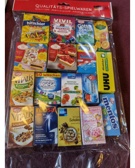Kaufmann-Laden Zubehör - Produkte Verpackungen