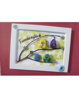 Steinbild - Familienglück