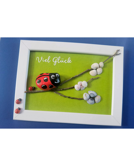 Steinbild - Viel Glück